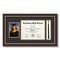 ArtToFrames 8x10 inch Diploma Frame with 4x6 Inch Image Opening and Tassel Opening - Framed with Black and Gold Mats, Comes with Regular Acrylic and Sawtooth Hanger for Wall Hanging (DIT-8x10)
